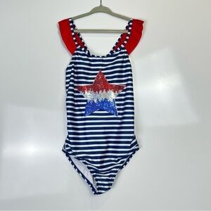 5 FOR $20 Striped Swimsuit with Star Design
